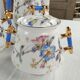 Tea service or porcelain coffee early 20th century.