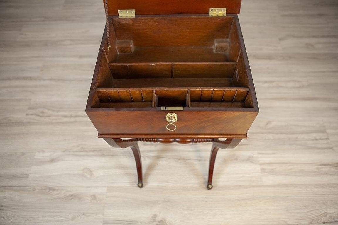 Antique Biedermeier Sewing Table, 1890s