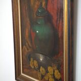 Large Classic Still Life with Flowers by Eugène Joseph Frans Lücker