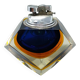 1960s Stunning Blue Table Lighter in Murano Sommerso Glass By Flavio Poli f