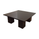 Vintage coffee table from the 70s-80s in black marble