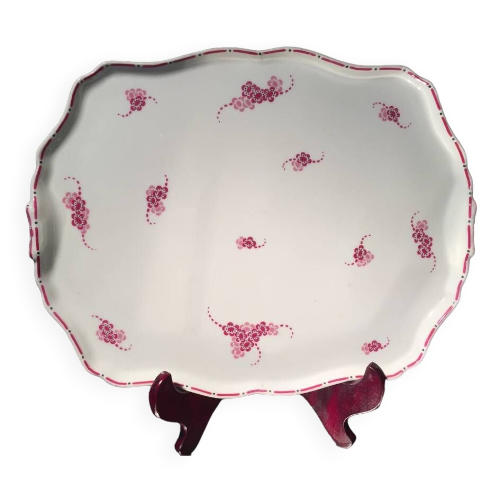 Lise model limoges porcelain presentation tray