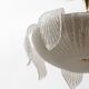 Vistosi Mid-Century Modern Italian Murano Glass and Brass Chandelier, 1960