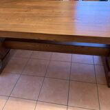 Solid elm table