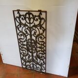 Old cast iron door grille