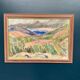 Huile sur panneau originale – Jämtland par John Hedman – Datée de 1946