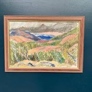 Original Swedish Oil On Panel – Jämtland By John Hedman – Dated 1946