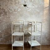 Boarding school bedside tables