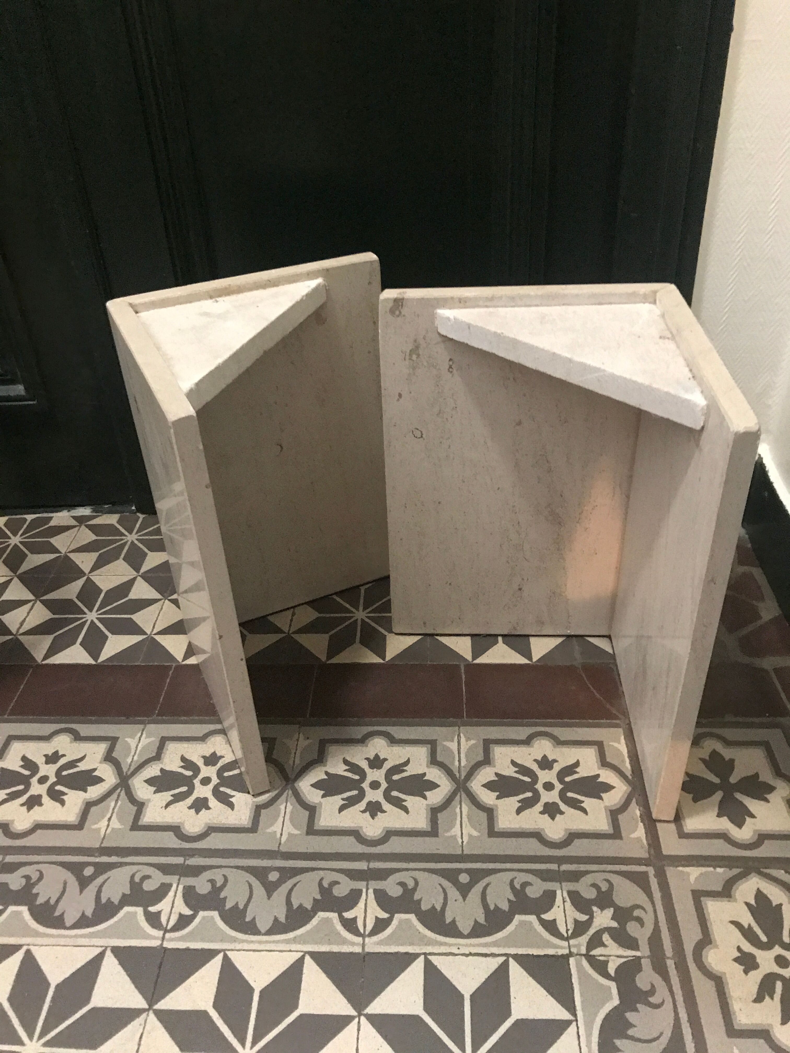 Table basse en travertin