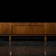 Vintage Rare Large French Art Deco Walnut Sideboard, 1920s
