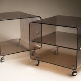 Pair of Michel Dumas bedside tables