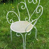 Wrought iron garden furniture circa 1950