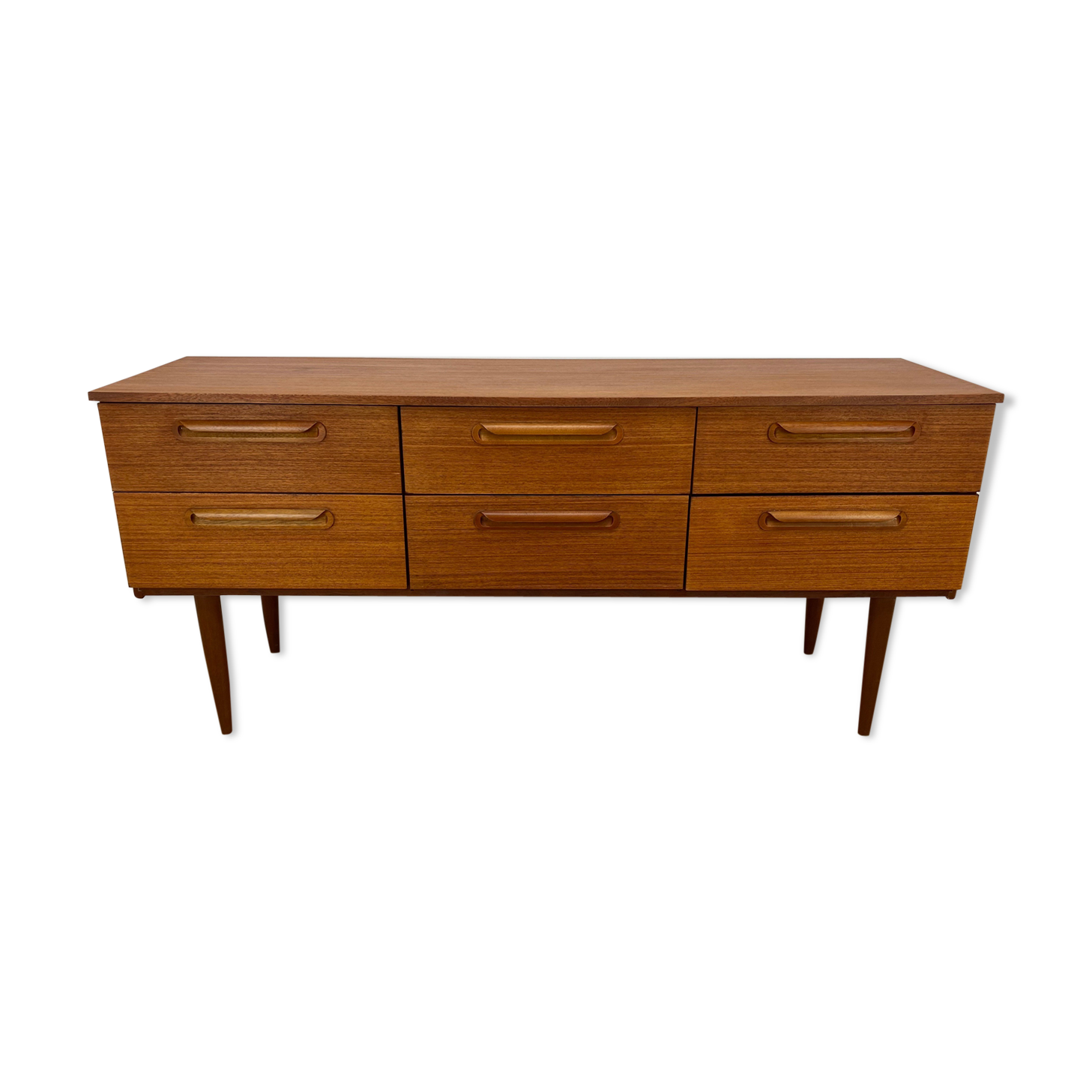 Mid century teak chest of drawers