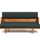 Early Daybed GE-258 by Hans Wegner 1950s / New Upholstery