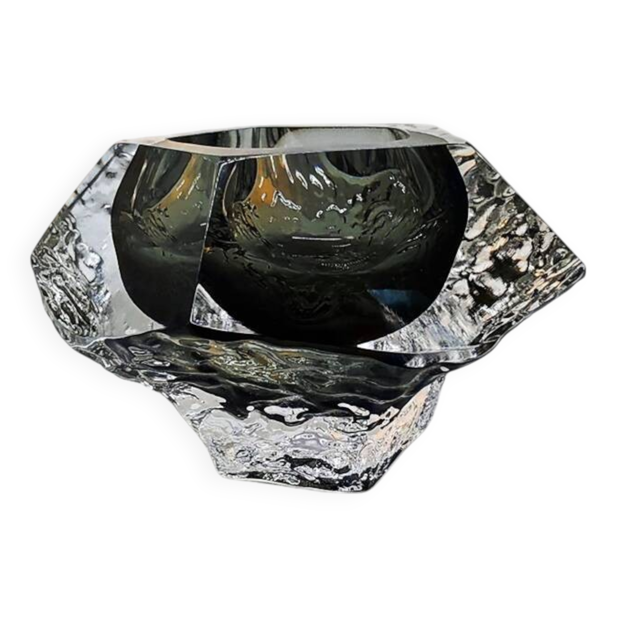 1960s Ashtray or Catch-all in Murano Glass.