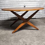 Vintage Scandinavian extendable teak table from the 1970s.