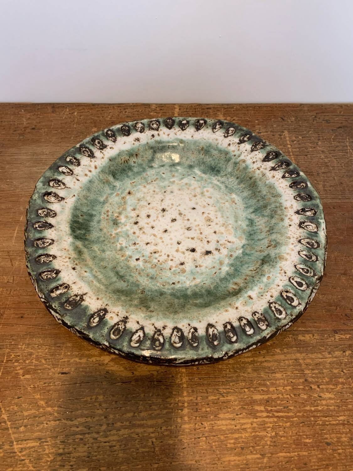 Plat Albert Thiry Vallauris Céramique Circa 1950