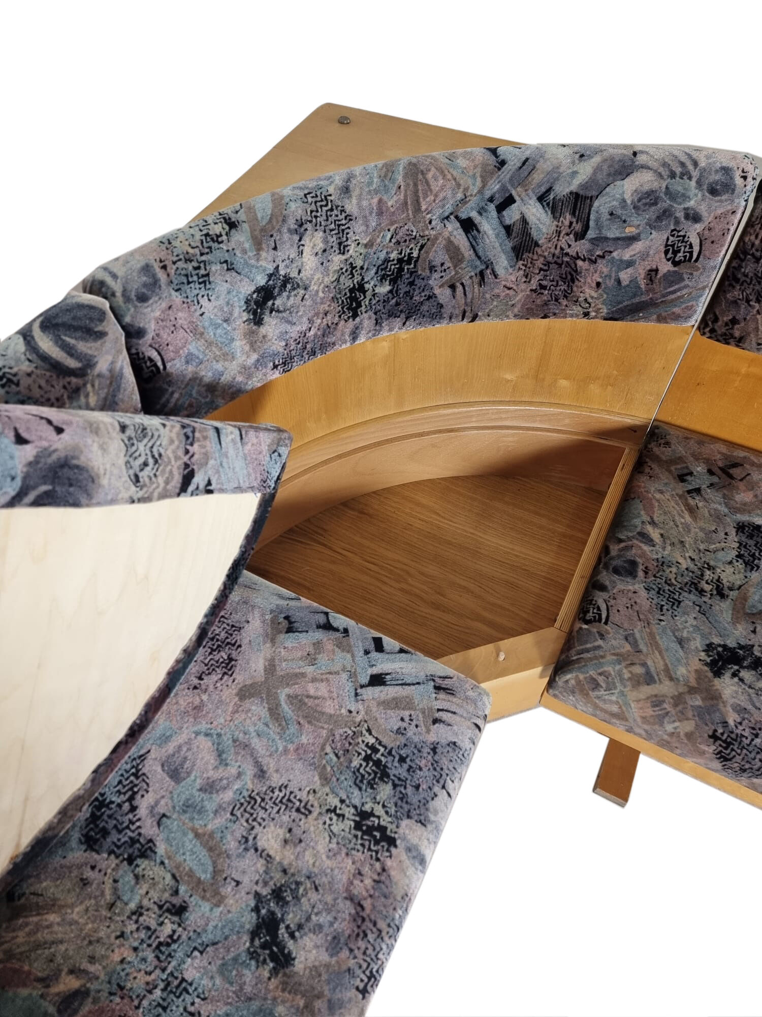 Corner sofa by Ludvik Volak for Drevopodnik Holesov 1960s