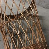 60s rattan basket