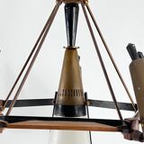 Mid-Century Modern sputnik chandelier, Italy 1950s