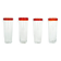 Set of four glasses, Italian design, 1970s, made in Italy