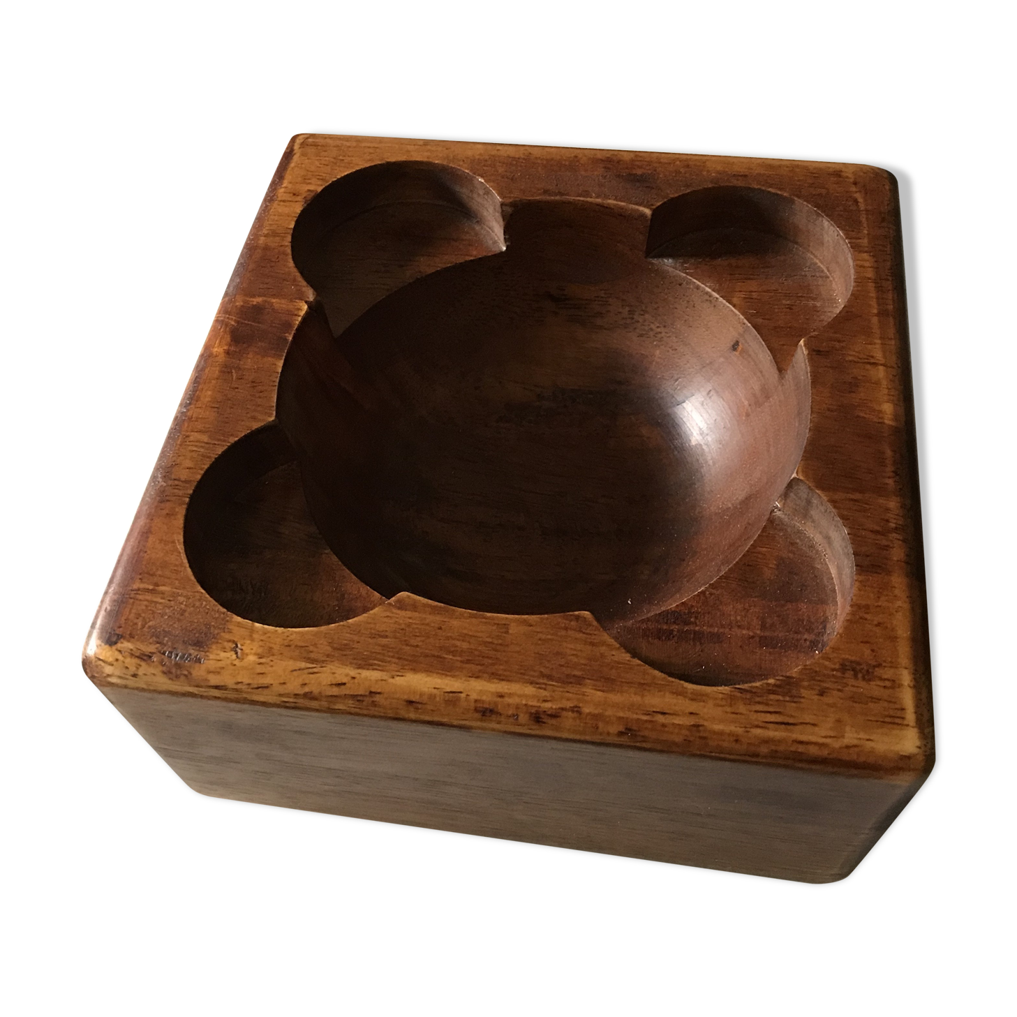 Empty teak pocket, 70s