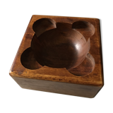 Empty teak pocket, 70s