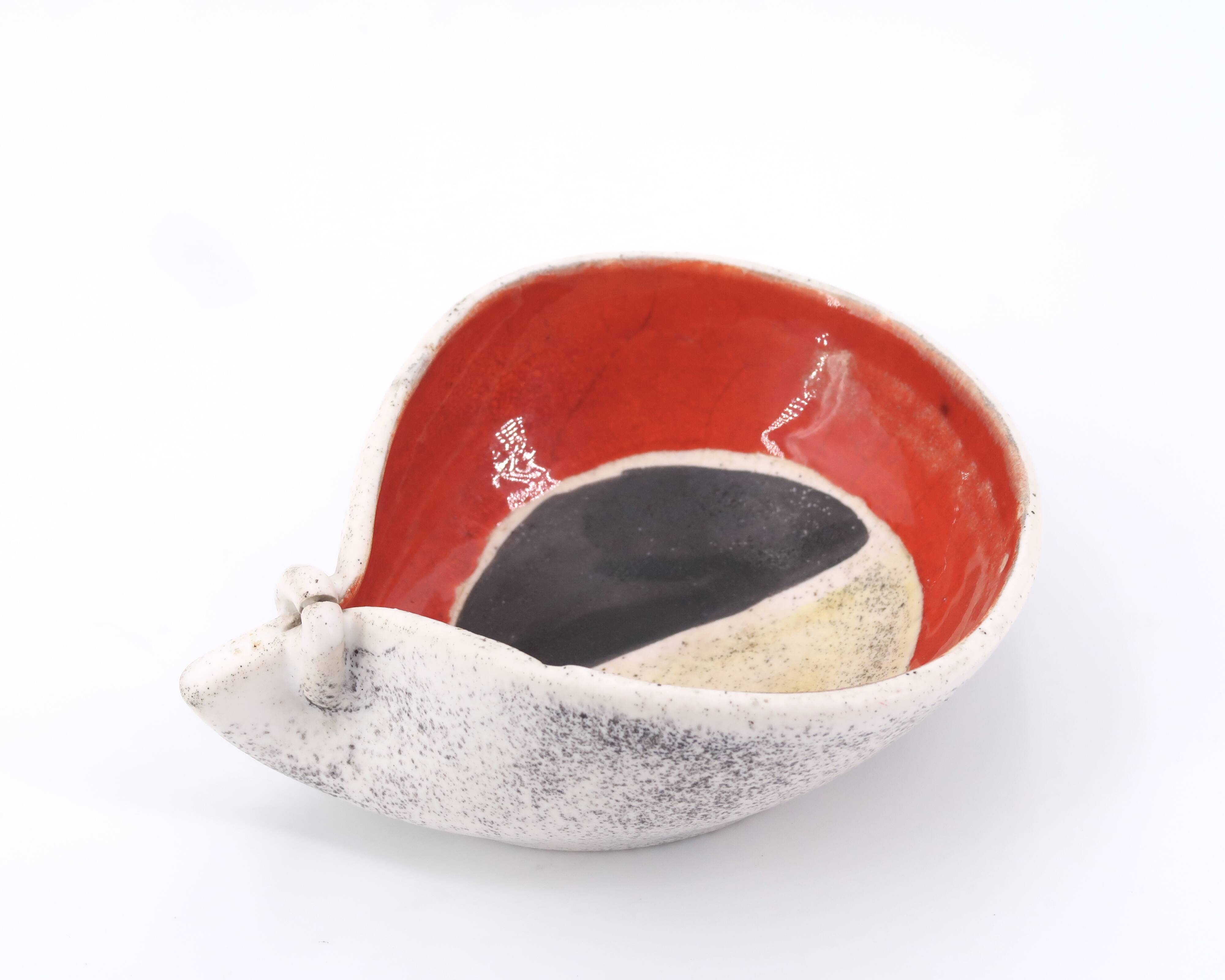 Empty ceramic pocket abstract decoration by Mado Jolain