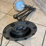 Jielde floor lamp with 5 arms, 40cm, vintage industrial graphite.