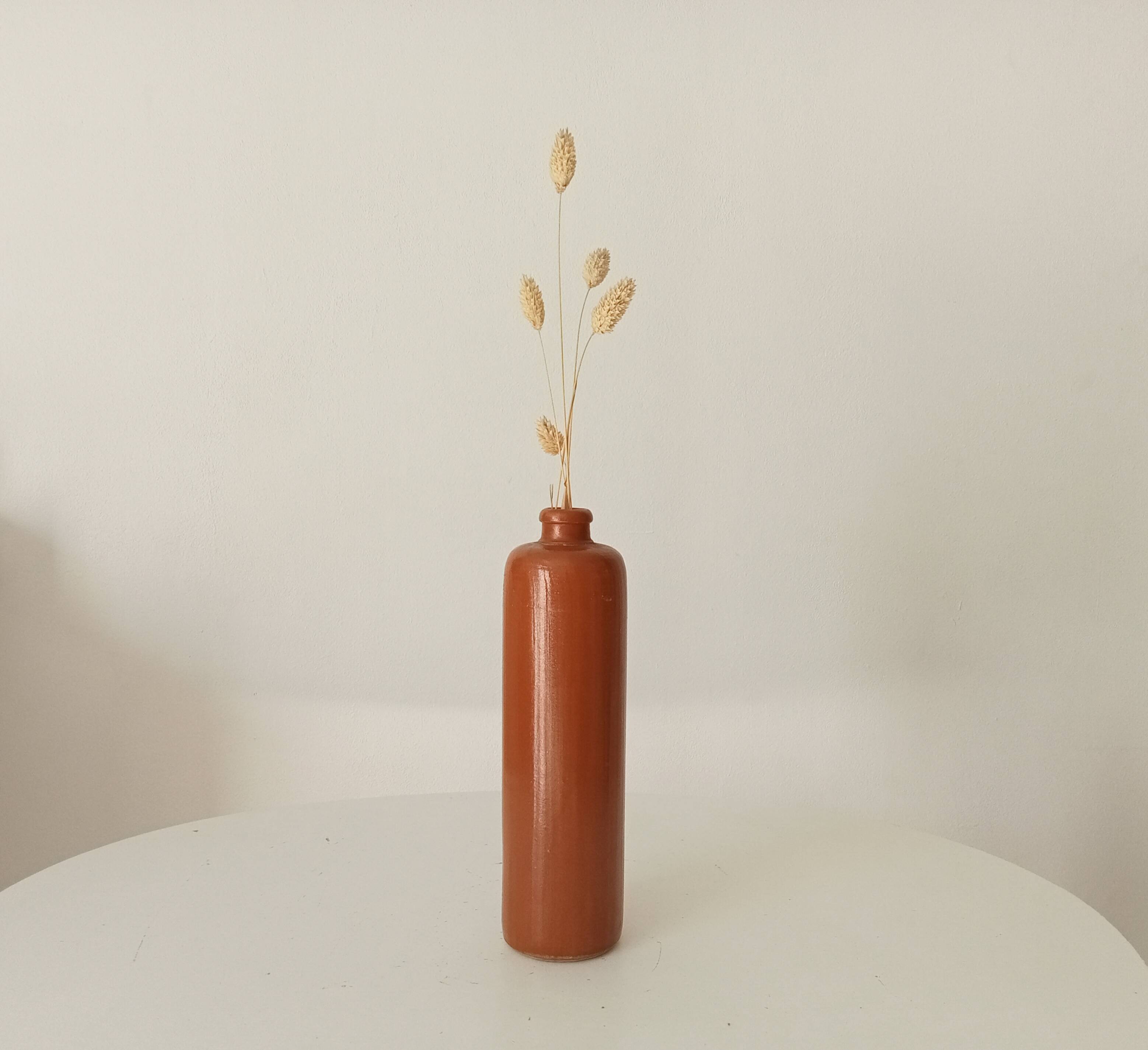 Antique glazed stoneware bottle