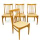 Set of 4 chairs "Hergården", Carl Malmsten., Sweden, 1970