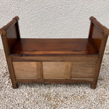 Wooden chest bench
