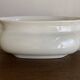 Neo-classical planter in ivory earthenware with XXL gadroons, 1950s