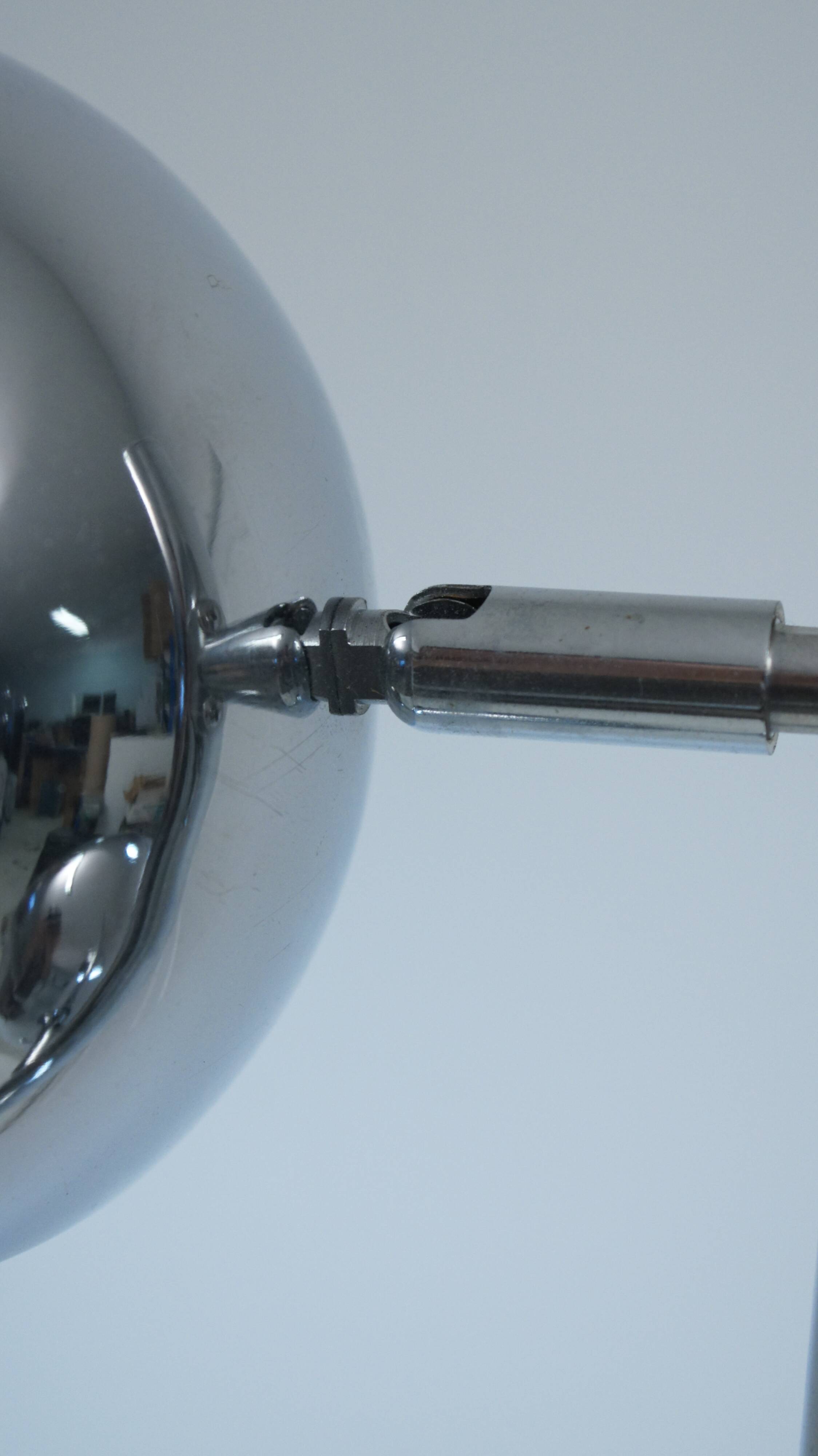 Chrome floor lamp 3 globes