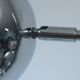 Chrome floor lamp 3 globes