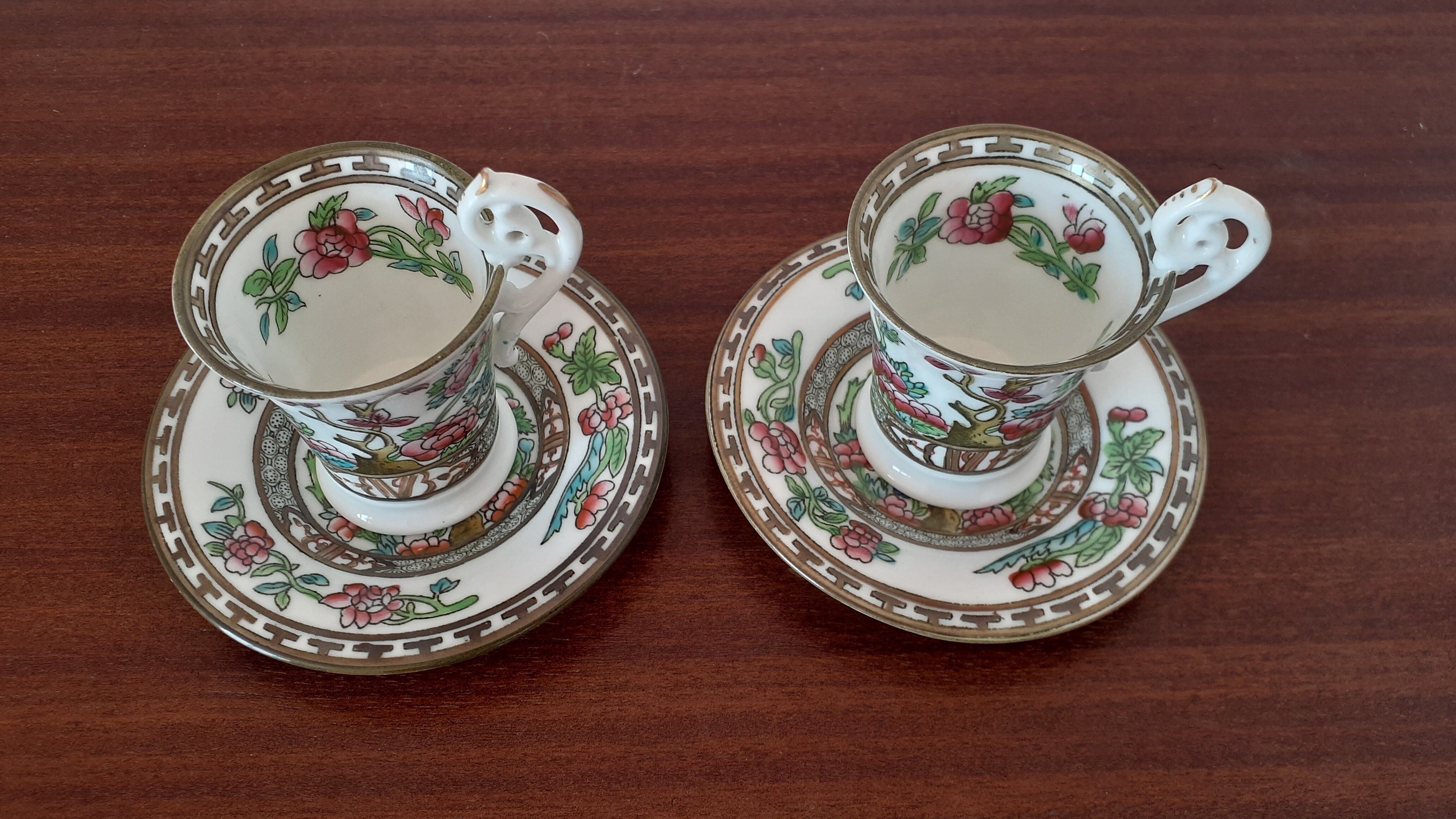 English coalport cups, circa 1750