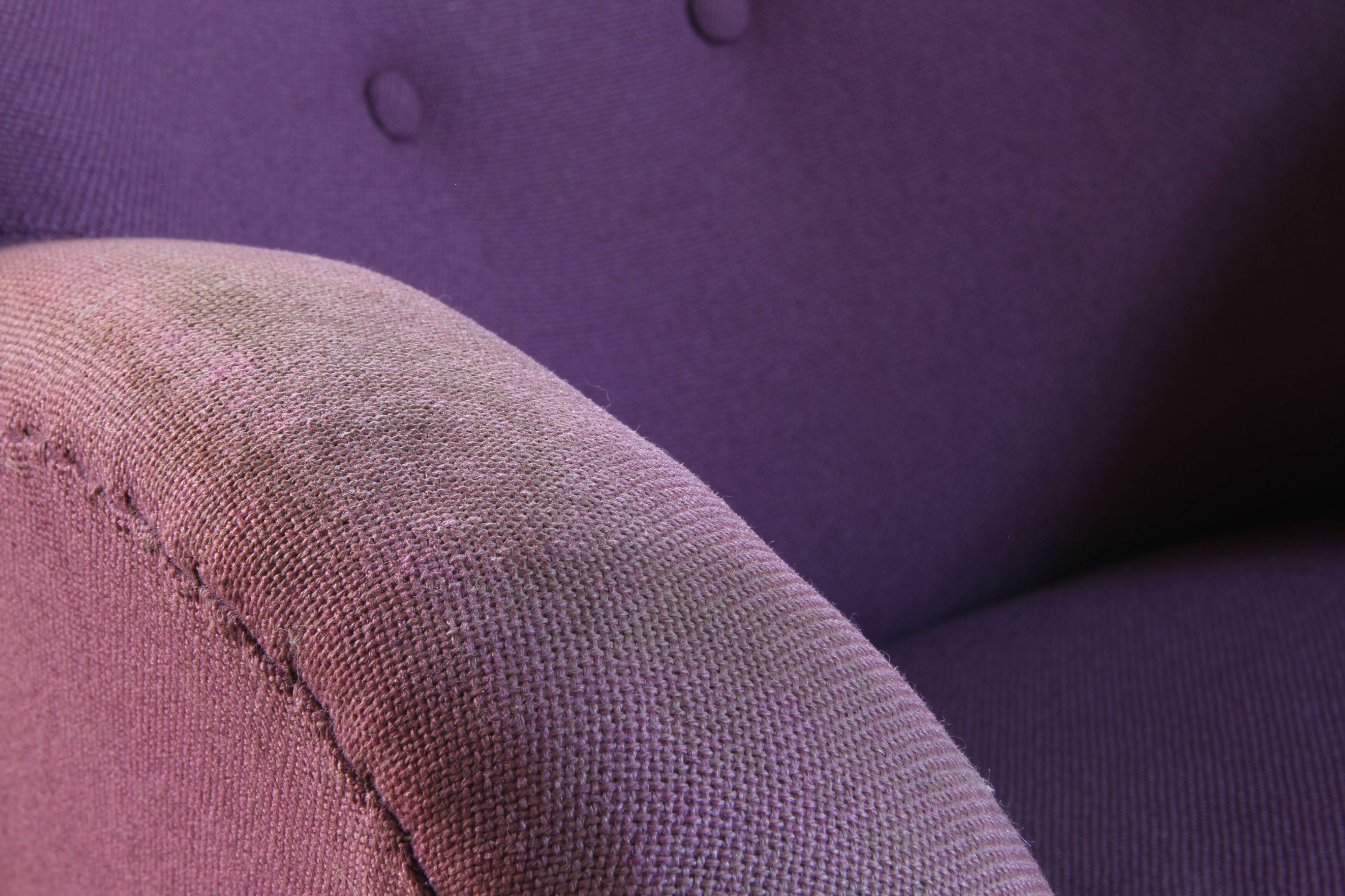 Vintage Danish 1930s club lounge chair, style of Fritz Hansen & Flemming Lassen