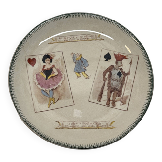 Assiette carte Choisy le roi