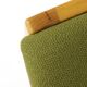 Vintage Scandinavian Oak Chair, 1970s, Norwegian Design, Newly Upholstered