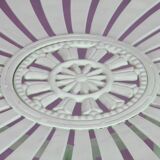 Table ronde de jardin en métal, 1990