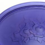 Blue glass Val-Saint-Lambert Vide-Poche, Belgium ca. 1900