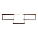 oak and copper shelf from the 50s