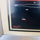 Nude silkscreen painting from the 80s