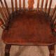 Windsor armchair in ash and elm from the early 19th century