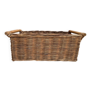 Grand panier en osier - ancien