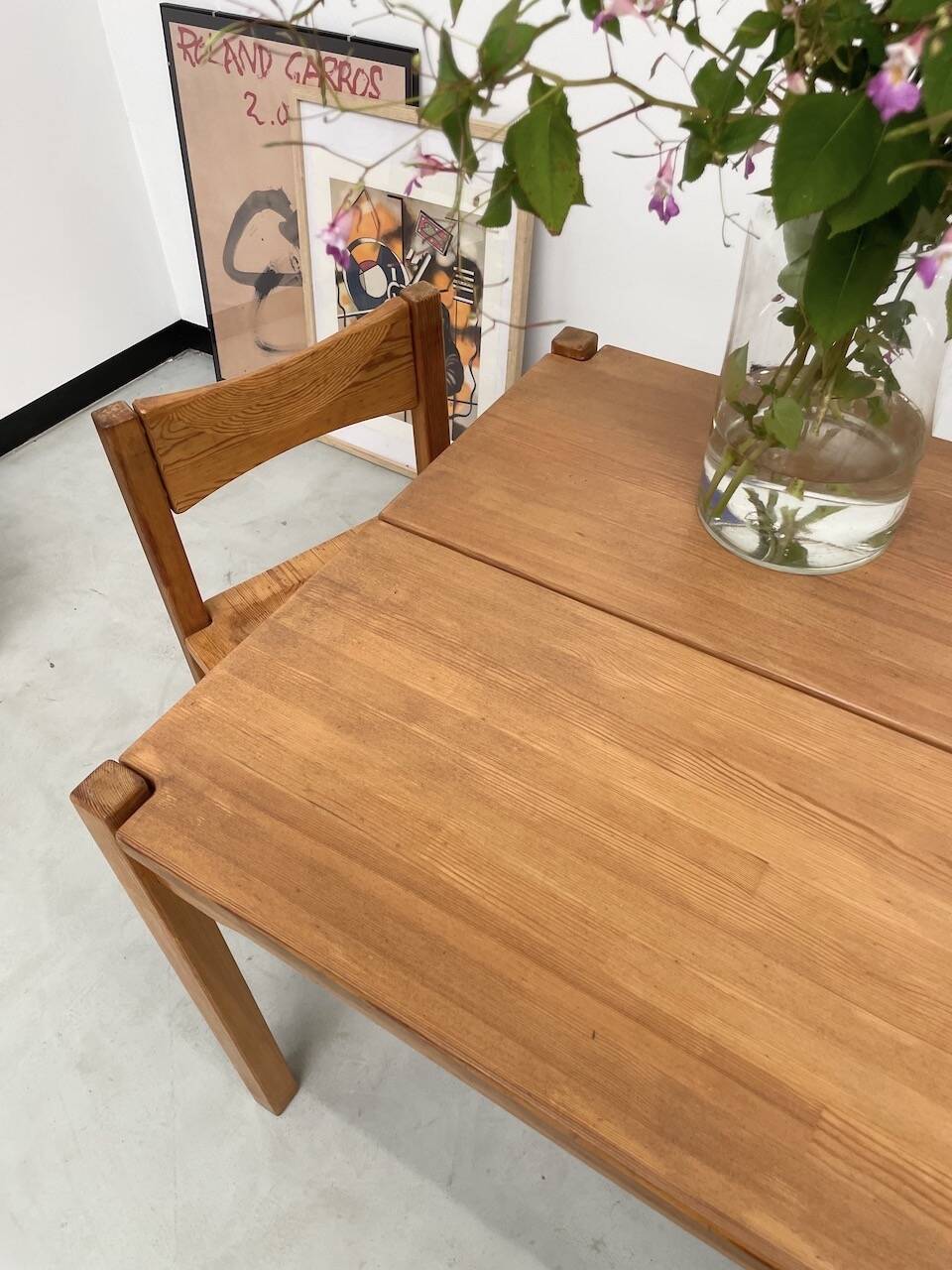 Table pin et chaises « hongisto » Ilmari Tapiovaara