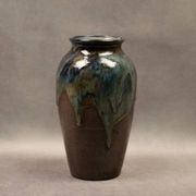 Glazed stoneware vase by Michel & Denise Pointu - Puisaye stoneware, 1950s