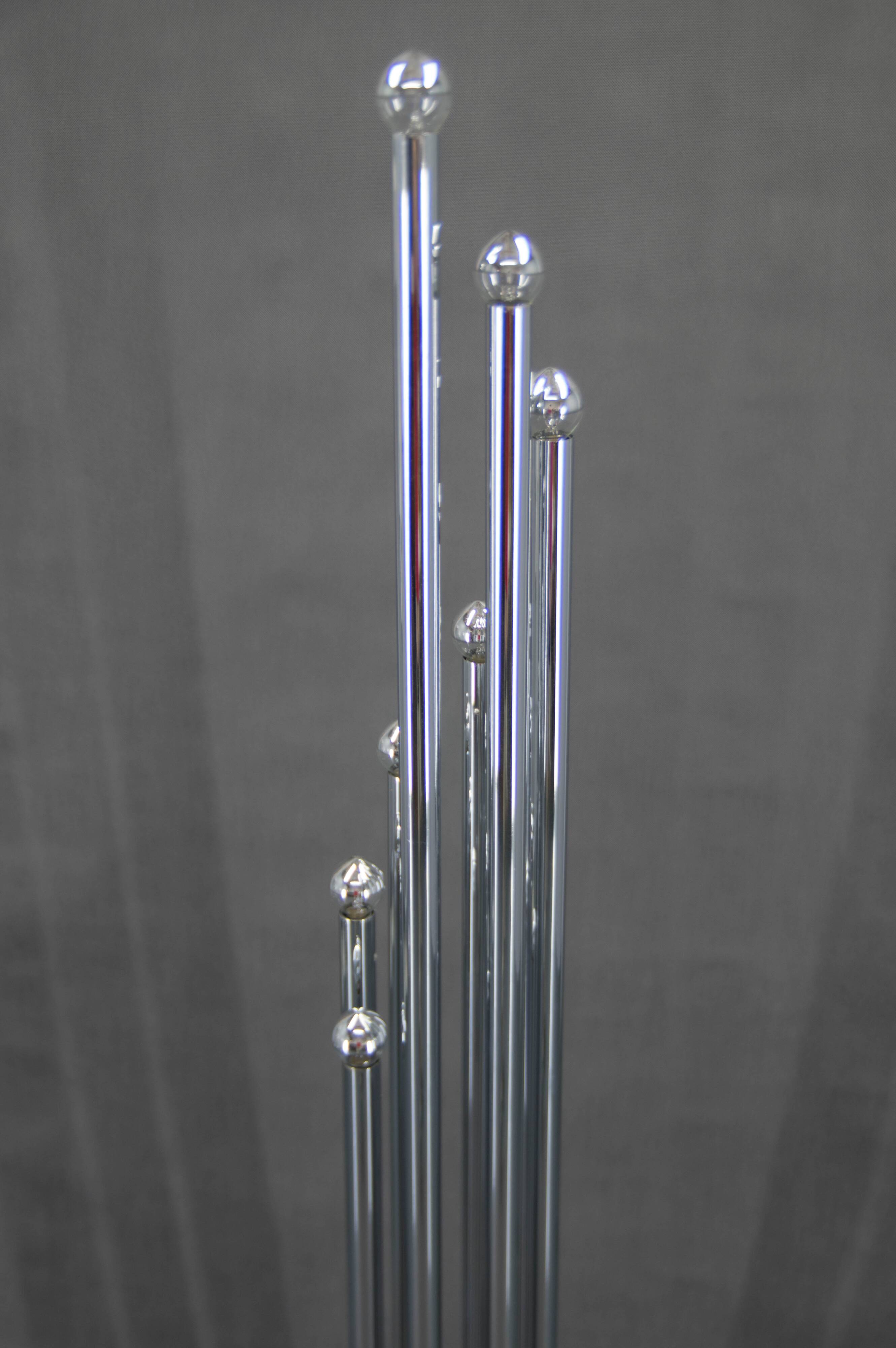 Chrome floor lamp by Goffredo Reggiani, 1970s