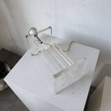 David Lange Lucite Table Lamp