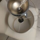 Chrome metal lamp circa 1970